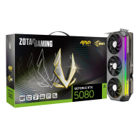 Karta graficzna ZOTAC GeForce RTX 5080 AMP Extreme Infinity 16GB GDDR7 DLSS4 ZT-B50800B-10P